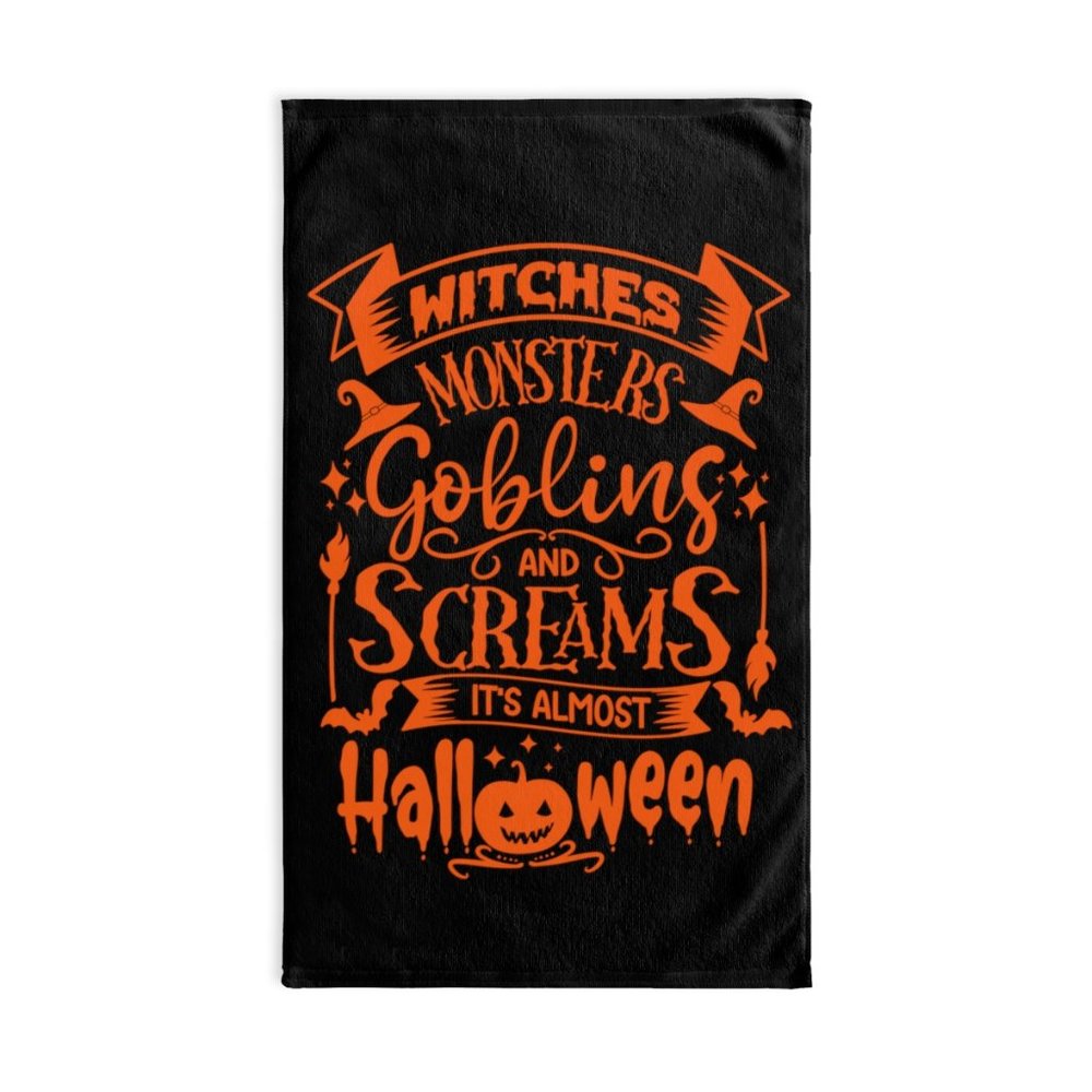 Halloween Hand Towel, Hand Towel, Halloween Decorations, Bathroom Decor